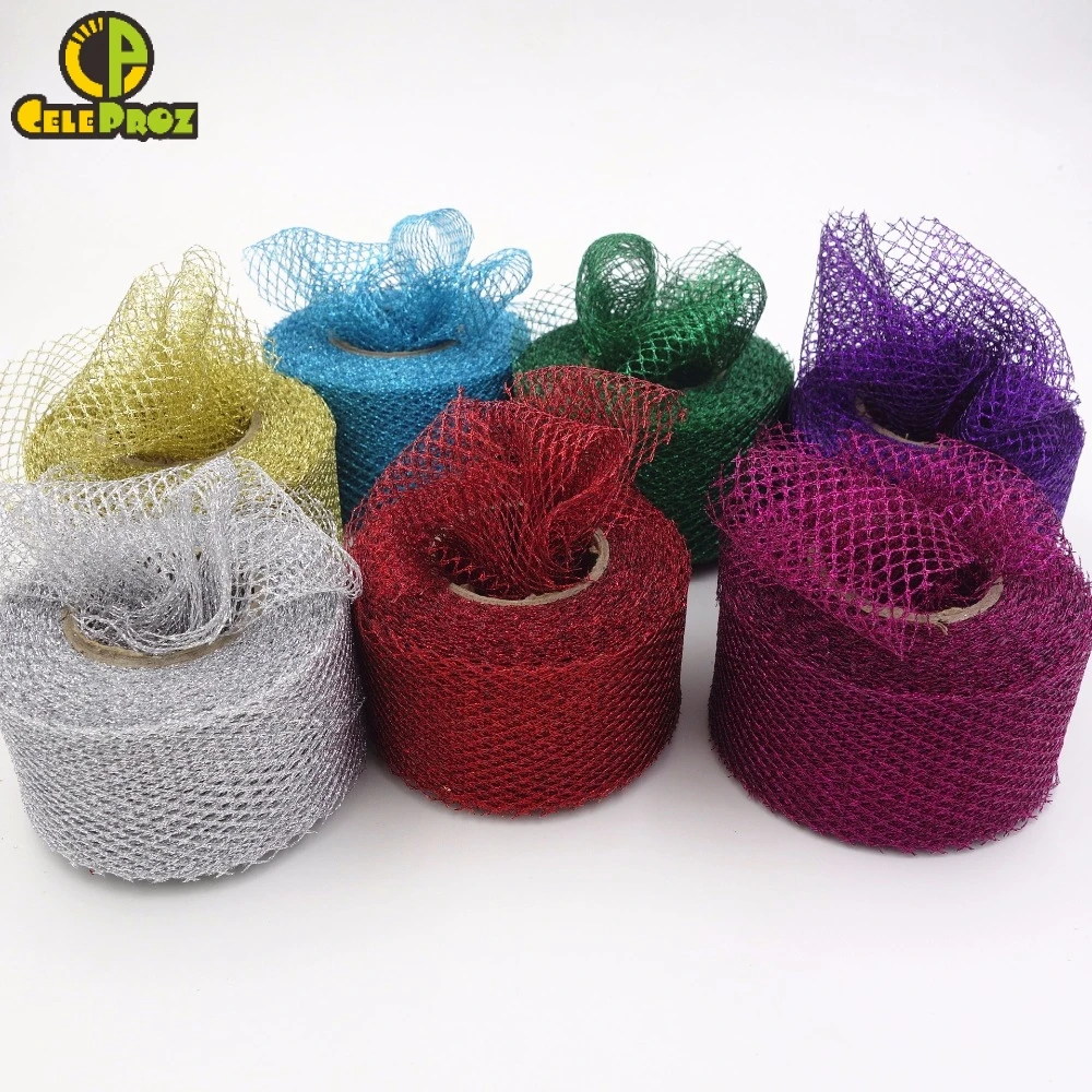 5cm 25Yards Diamond Hole Glitter Mesh Tulle Roll For DIY Christimas Tree Bow Decoration Gift Wrap 22.8 Meters
5cm 25Yards Diamond Hole Glitter Mesh Tulle Roll For DIY Christimas Tree Bow Decoration Gift Wrap 22.8 Meters