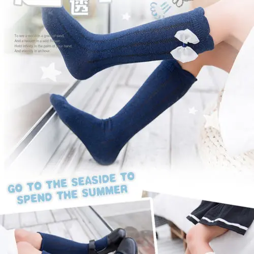 2019 Cute baby girl autumn winter warm cotton solid color long tube bowknot princess Stockings NEW
2019 Cute baby girl autumn winter warm cotton solid color long tube bowknot princess Stockings NEW