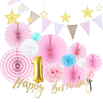 Girls First Birthday Party Decoration Set Happy Birthday Banner Number One Foil Balloon Glitter Gold Pink White Pennant Flag
Girls First Birthday Party Decoration Set Happy Birthday Banner Number One Foil Balloon Glitter Gold Pink White Pennant Flag