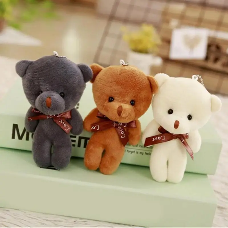 12CM Cute Bear Plush Toys Stuffed Doll Toy Kids Keychain Bags Pendant Gift Soft Sleeping Appease Toys Animal Toys for Children
12CM Cute Bear Plush Toys Stuffed Doll Toy Kids Keychain Bags Pendant Gift Soft Sleeping Appease Toys Animal Toys for Children