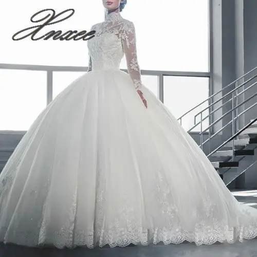 2019 Vintage Lace Dress for Wedding Long Sleeves Appliques Princess Bridal Gowns robe
2019 Vintage Lace Dress for Wedding Long Sleeves Appliques Princess Bridal Gowns robe