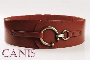 2019 New Leather Belt Women Dress Waistband Lady Vintage Metal Round Buckle Wide Elastic Stretch Buckle Waistband
2019 New Leather Belt Women Dress Waistband Lady Vintage Metal Round Buckle Wide Elastic Stretch Buckle Waistband