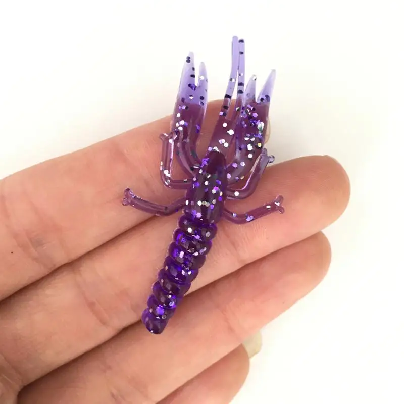 10pcs Soft Baits Fishing Lures 5cm 6g Jigging Wobbler Swivel Rubber Lure Fishing Worms Shrimp Salt Smell Bass Fishing Bait
10pcs Soft Baits Fishing Lures 5cm 6g Jigging Wobbler Swivel Rubber Lure Fishing Worms Shrimp Salt Smell Bass Fishing Bait