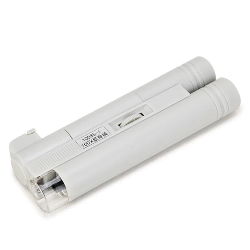 MG10085-1 100X LED Portable Adjustable Dual-tube Microscope Magnifier Measurement Range 0-2cm Durable
MG10085-1 100X LED Portable Adjustable Dual-tube Microscope Magnifier Measurement Range 0-2cm Durable