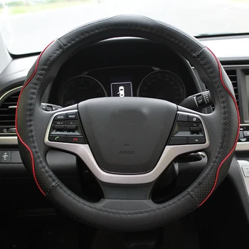 1 Piece Pu Leather Car Steering Wheel Protection Cover Steering Covers For Hyundai Elantra 2016-2018 car styling the accessories
1 Piece Pu Leather Car Steering Wheel Protection Cover Steering Covers For Hyundai Elantra 2016-2018 car styling the accessories