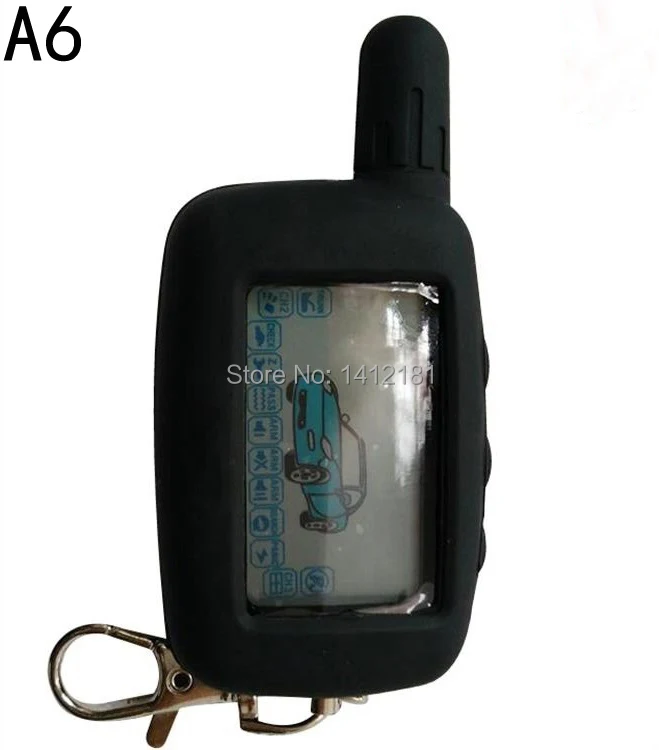 Russian A6 2-way LCD Remote Control Keychain + Silicone Case for Vehicle Security Two way Car Alarm System Twage Starline A6
Russian A6 2-way LCD Remote Control Keychain + Silicone Case for Vehicle Security Two way Car Alarm System Twage Starline A6