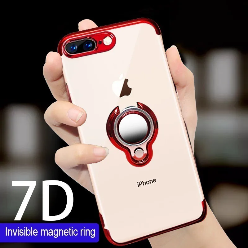 for Apple X for iPhone XR XS Max 8 7 6 6s Plus Case Car Magnetic Holder Ring Mobile Phone Kickstand TPU Covers Anti-Fall
for Apple X for iPhone XR XS Max 8 7 6 6s Plus Case Car Magnetic Holder Ring Mobile Phone Kickstand TPU Covers Anti-Fall
