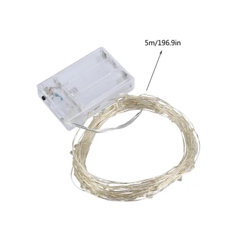 Kaigelin 2/5M 20/50 LED Silver Copper Wire Bottle Light String Warm White/White/Blue Light Chain Battery Operated Garland Lights
Kaigelin 2/5M 20/50 LED Silver Copper Wire Bottle Light String Warm White/White/Blue Light Chain Battery Operated Garland Lights