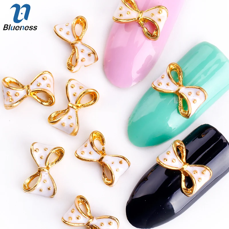 Blueness 10Pcs/Lot 3D Nail Art Decorations Glitter Crystal Bow-knot Studs Design Nail Art Tips Craft DIY Accessories Tips TN295
Blueness 10Pcs/Lot 3D Nail Art Decorations Glitter Crystal Bow-knot Studs Design Nail Art Tips Craft DIY Accessories Tips TN295