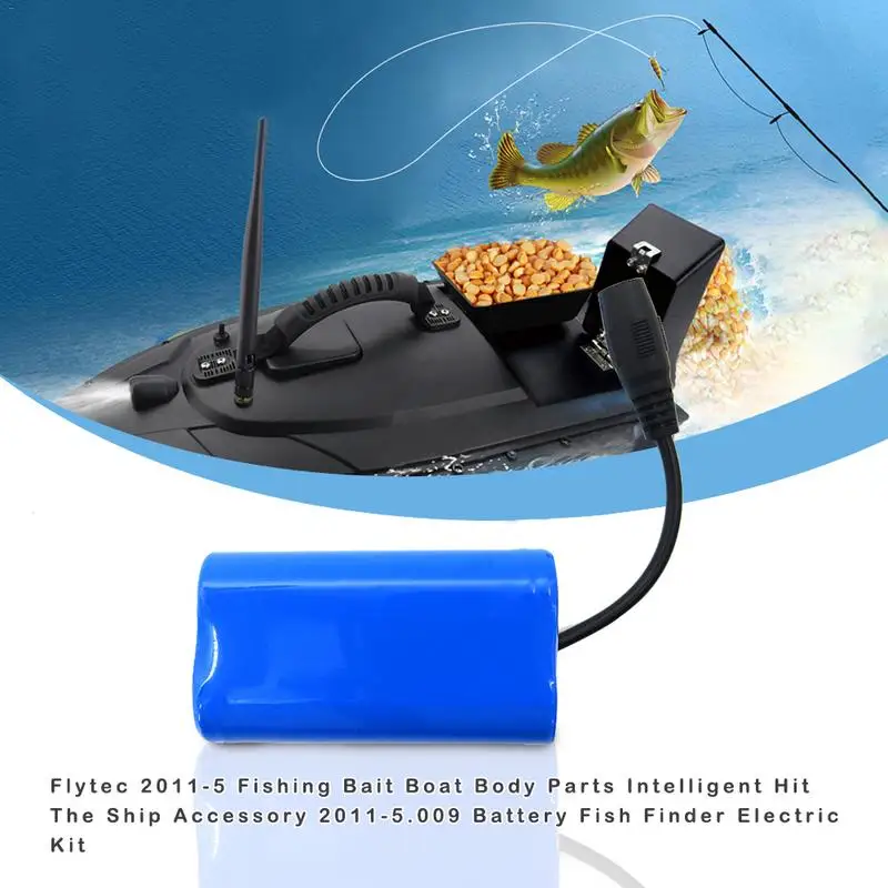 Flytec 2011-5 Fishing Bait Boat Body Parts Intelligent Hit The Ship Accessory 2011-5.009 Battery Silo Motor Electric Kit
Flytec 2011-5 Fishing Bait Boat Body Parts Intelligent Hit The Ship Accessory 2011-5.009 Battery Silo Motor Electric Kit