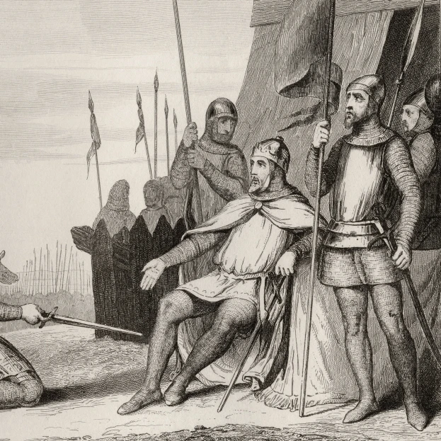 Фото Анри I 1008-1060 помилует его брата Роберта ле вьё из Histoire De France от Colart | Таблички и знаки (32915507582)