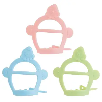 Baby Teethers Silicone Safety Soother Teething Chewable Nursing Pacifier