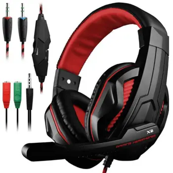3.5mm Gaming Headset Mic Headphones Stereo Surround for PS3 PS4 Xbox ONE 360 PC For Video Games Headphones
3.5mm Gaming Headset Mic Headphones Stereo Surround for PS3 PS4 Xbox ONE 360 PC For Video Games Headphones