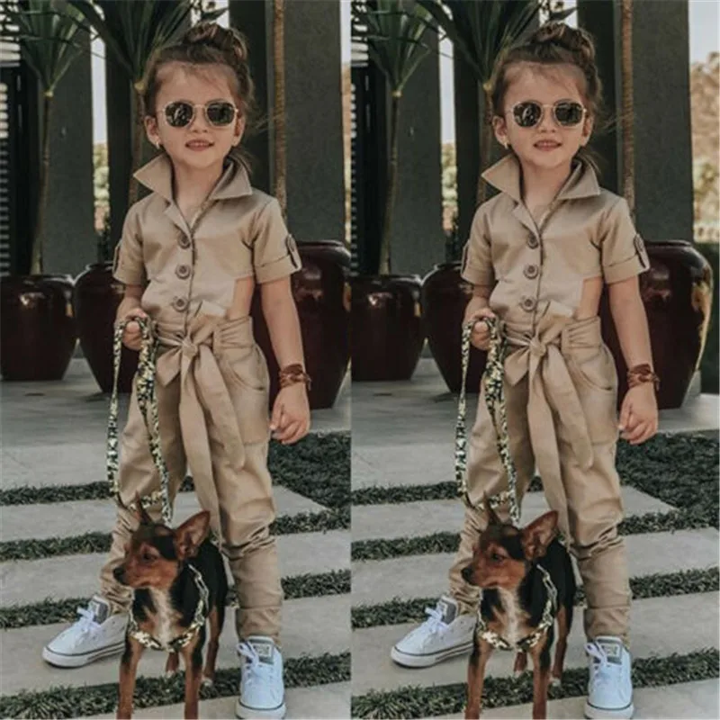 2-7T Summer Kids Girl Denim Coverall Jumpsuit Work Uniform Playsuit Button One-Piece Short Sleeve Casual Romper
2-7T Summer Kids Girl Denim Coverall Jumpsuit Work Uniform Playsuit Button One-Piece Short Sleeve Casual Romper