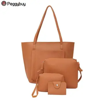 4pcs/set Tote Bag PU Leather Women Crossbody Clutch Top Handle Bag Women Leather Handbags
4pcs/set Tote Bag PU Leather Women Crossbody Clutch Top Handle Bag Women Leather Handbags