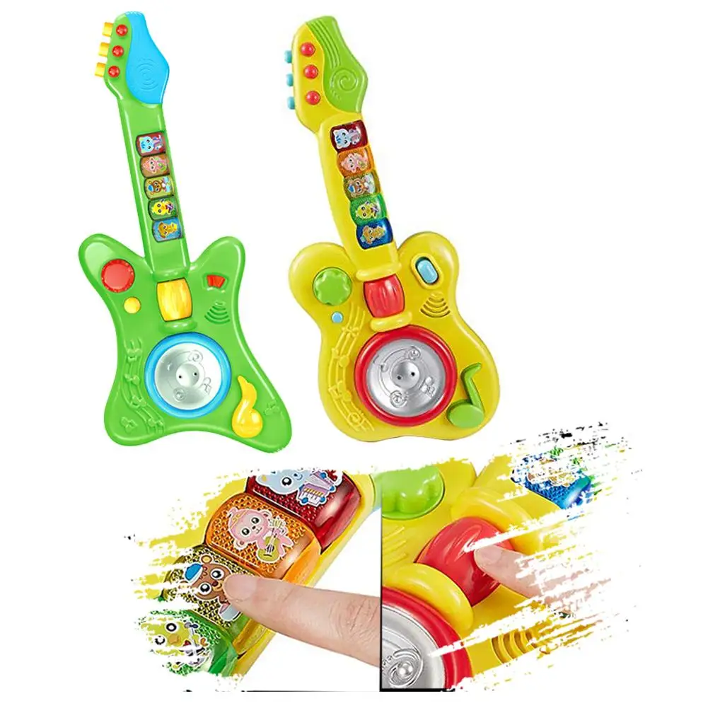Children's Musical Instrument Electronic Guitar Toy With Light Touch Sensing Function Random Color 2019
Children's Musical Instrument Electronic Guitar Toy With Light Touch Sensing Function Random Color 2019