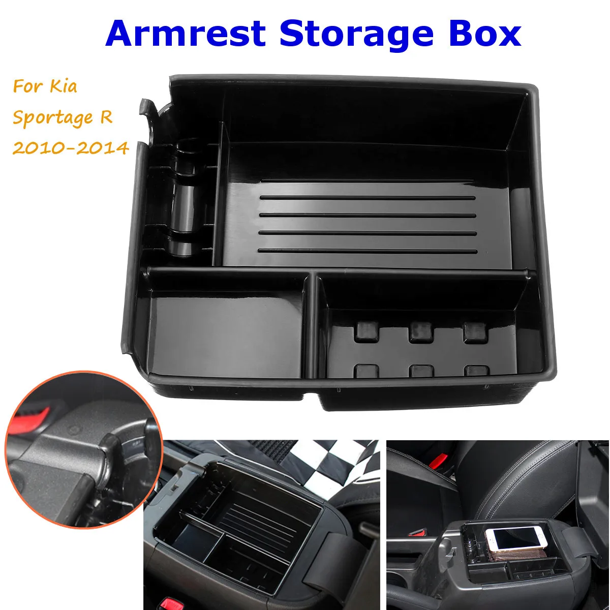 ABS Central Storage Pallet Armrest Container Decorative Box Case For Kia Sportage R 2010 2011 2012 2013 2014
ABS Central Storage Pallet Armrest Container Decorative Box Case For Kia Sportage R 2010 2011 2012 2013 2014