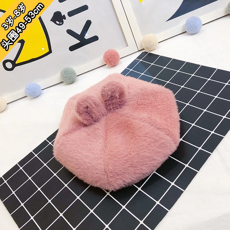 Children Korean Autumn Winter Plush Beret Baby England Painter Hat Catamite Girl Rabbit Ears Bud Hat
Children Korean Autumn Winter Plush Beret Baby England Painter Hat Catamite Girl Rabbit Ears Bud Hat
