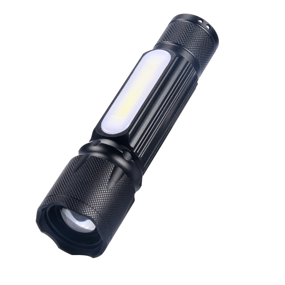LED Tactical Flashlight T6 COB Torch 18650 AAA Flash light Waterproof Lanterna Zoomable 5Modes with magnet
LED Tactical Flashlight T6 COB Torch 18650 AAA Flash light Waterproof Lanterna Zoomable 5Modes with magnet