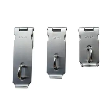 Stainless Steel Security Door Staple Lock Spring Latch Catch Toggle Locks Cabinet Box Hasp For Sliding Door Window Furniture J2
Stainless Steel Security Door Staple Lock Spring Latch Catch Toggle Locks Cabinet Box Hasp For Sliding Door Window Furniture J2