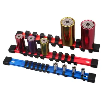 New 3Pcs 1/2-3/8-1/4 Universal Industrial Plastic Double Sided Sleeve Socket Receptacle 140mm Universal Sleeve Holder Hand Tools
New 3Pcs 1/2-3/8-1/4 Universal Industrial Plastic Double Sided Sleeve Socket Receptacle 140mm Universal Sleeve Holder Hand Tools