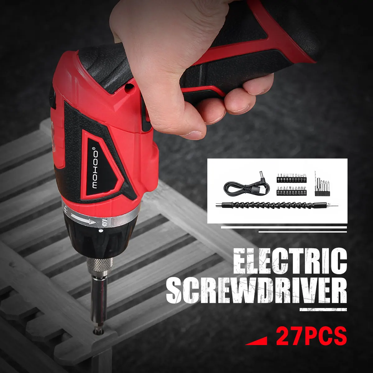 New 4NM 3.6V Usb Charge Electric Screwdriver Set Torque drill wood Screw driver Power tool Multifunctional Electric Screw Driver
New 4NM 3.6V Usb Charge Electric Screwdriver Set Torque drill wood Screw driver Power tool Multifunctional Electric Screw Driver