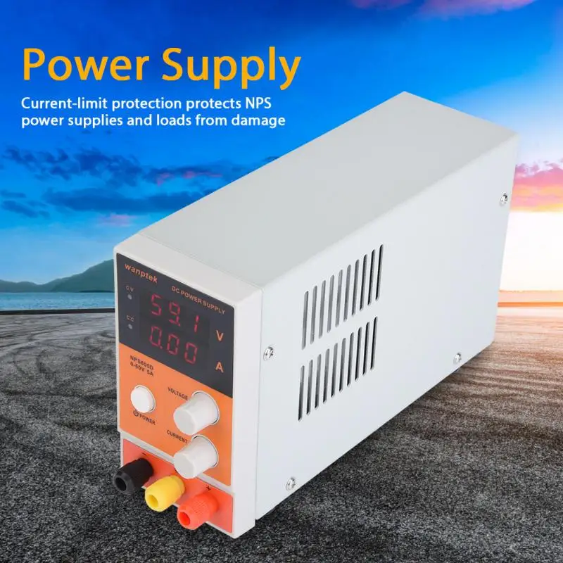 DC Power Supply Stroomvoorziening NPS605D High Accuracy Adjustable Regulated Power Supply 60V 5A Netzteil Source de courant
DC Power Supply Stroomvoorziening NPS605D High Accuracy Adjustable Regulated Power Supply 60V 5A Netzteil Source de courant
