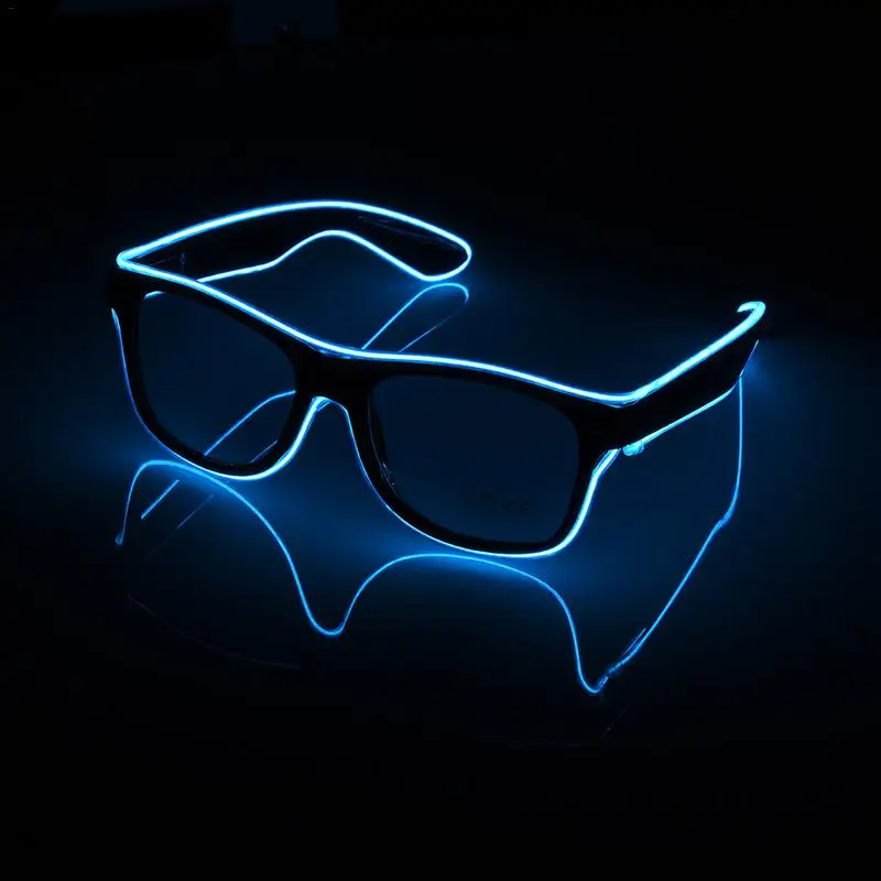 Flashing EL Wire Led Glasses Luminous Party Decorative Lighting Classic Gift Bright LED Light Up Party SunGlasses
Flashing EL Wire Led Glasses Luminous Party Decorative Lighting Classic Gift Bright LED Light Up Party SunGlasses