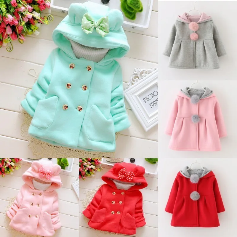 Baby Coat Autumn And Winter Fashion Children's Clothing Girls Baby Double-breasted Bow Long-sleeved Jacket Children's Jacket
Baby Coat Autumn And Winter Fashion Children's Clothing Girls Baby Double-breasted Bow Long-sleeved Jacket Children's Jacket