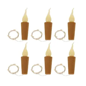 6pcs 2m/6.56ft 10 LED Stopper Bottle lights Bottle Stopper For Glass Craft LED string lights Wedding New Year Holiday Christmas
6pcs 2m/6.56ft 10 LED Stopper Bottle lights Bottle Stopper For Glass Craft LED string lights Wedding New Year Holiday Christmas