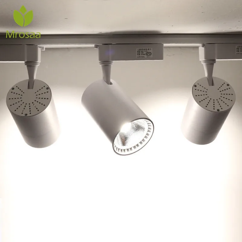 Mrosaa 10W LED Track Light Aluminum COB Ceiling Rail Spotlights Tracking Fixture Spot Lights Lamp Reflectors for Clothes Store
Mrosaa 10W LED Track Light Aluminum COB Ceiling Rail Spotlights Tracking Fixture Spot Lights Lamp Reflectors for Clothes Store