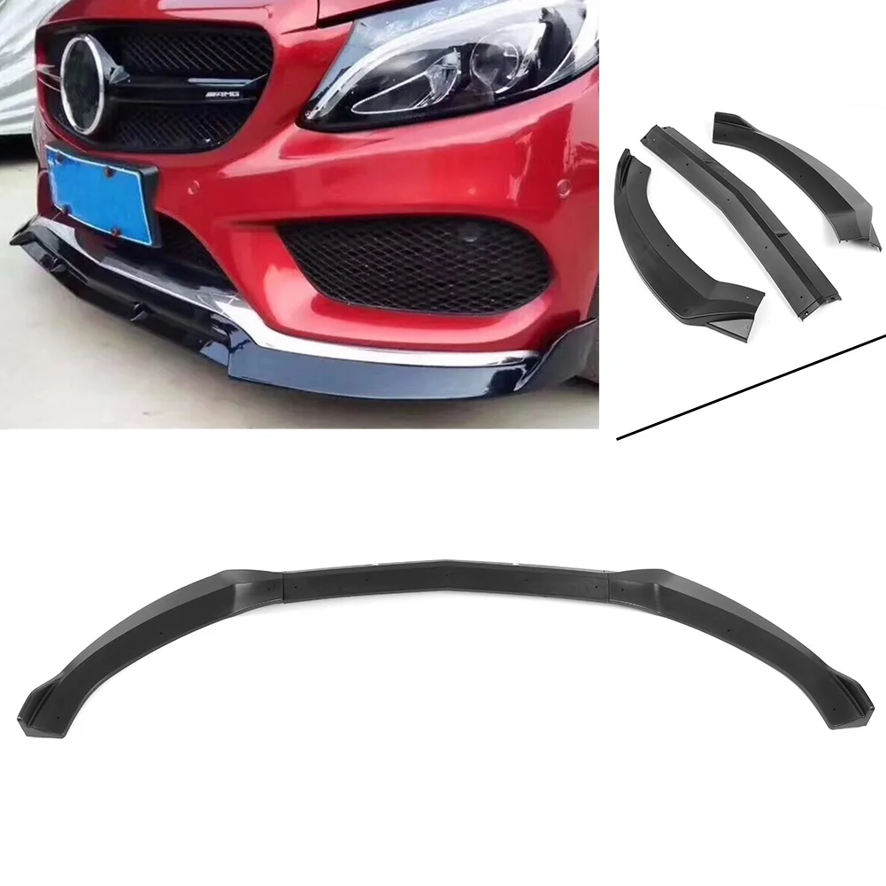 Car Front Bumper Lip Cover Protector Trims For Benz W205 Sport DP Style 2015 2016 2017 2018 Matt Black ABS Plastic 3PCS/SET
Car Front Bumper Lip Cover Protector Trims For Benz W205 Sport DP Style 2015 2016 2017 2018 Matt Black ABS Plastic 3PCS/SET