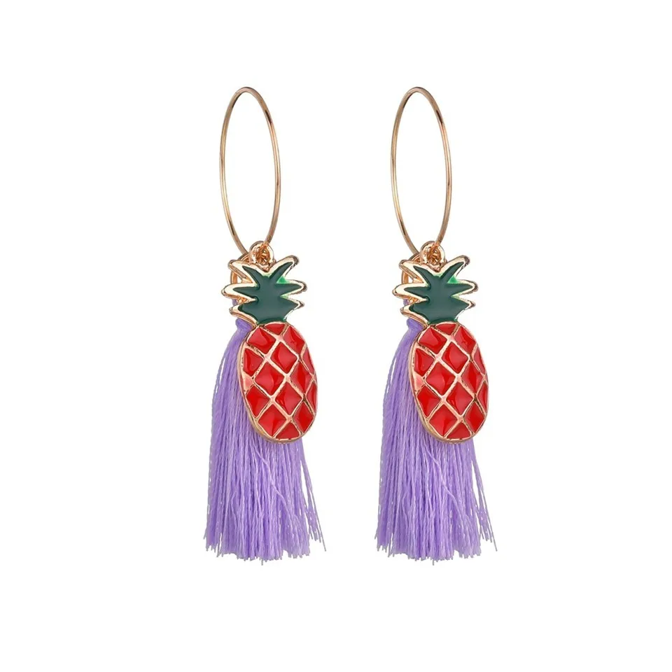 New Cute Tassel Pineapple Drop Earrings Fringed Exquisite Plant Earrings High Quality Brand Women Drop Dangle Earring Jewelry
New Cute Tassel Pineapple Drop Earrings Fringed Exquisite Plant Earrings High Quality Brand Women Drop Dangle Earring Jewelry