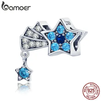 BAMOER 925 Sterling Silver Blue Crystal CZ Shimmering Sky Star Beads Charm fit Original Charm Bracelet DIY Jewelry Making SCC912
BAMOER 925 Sterling Silver Blue Crystal CZ Shimmering Sky Star Beads Charm fit Original Charm Bracelet DIY Jewelry Making SCC912