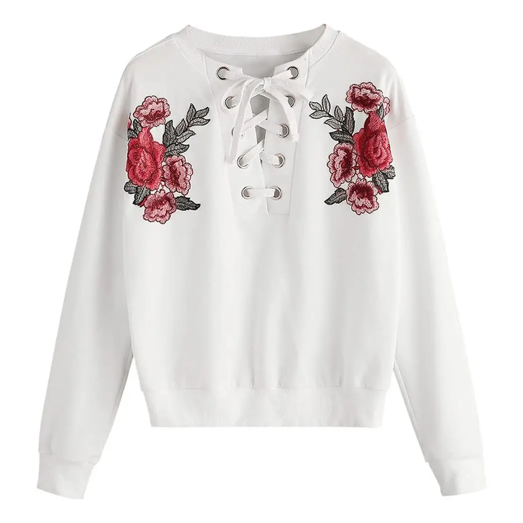 New Fashion Women Casual Front Crossing Straps Regular fit, Pullover O-Neck Regular Floral Sexy Sweater
New Fashion Women Casual Front Crossing Straps Regular fit, Pullover O-Neck Regular Floral Sexy Sweater