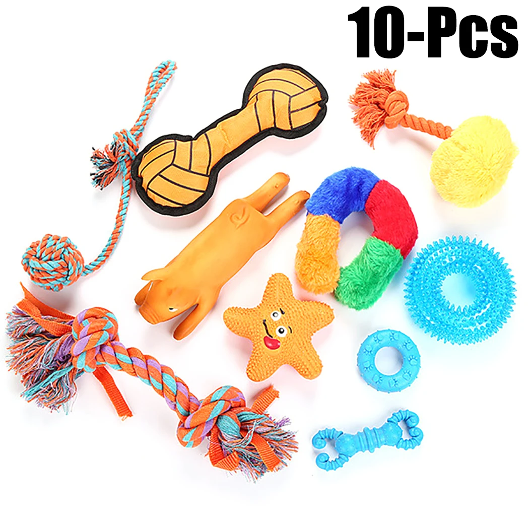 Cute Pet Teddy Dog Toy Creative Assorted Types Dog Plush Toy Pet Chew Toy Pet Chew Rope 10 Piece Set
Cute Pet Teddy Dog Toy Creative Assorted Types Dog Plush Toy Pet Chew Toy Pet Chew Rope 10 Piece Set