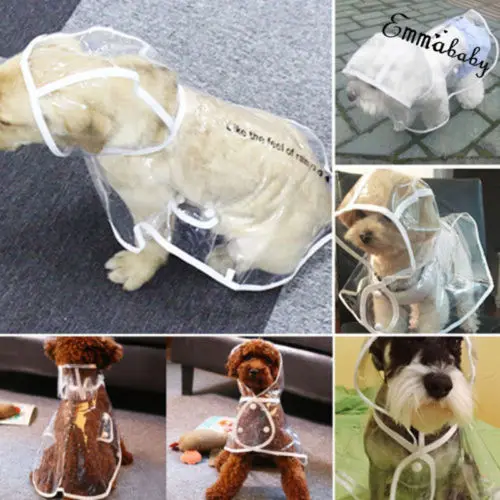 PVC Waterproof Raincoat Pet Dog Hooded Raincoat Transparent Rain Jacket Coat Puppy Waterproof Coat Outdoor Clothes
PVC Waterproof Raincoat Pet Dog Hooded Raincoat Transparent Rain Jacket Coat Puppy Waterproof Coat Outdoor Clothes