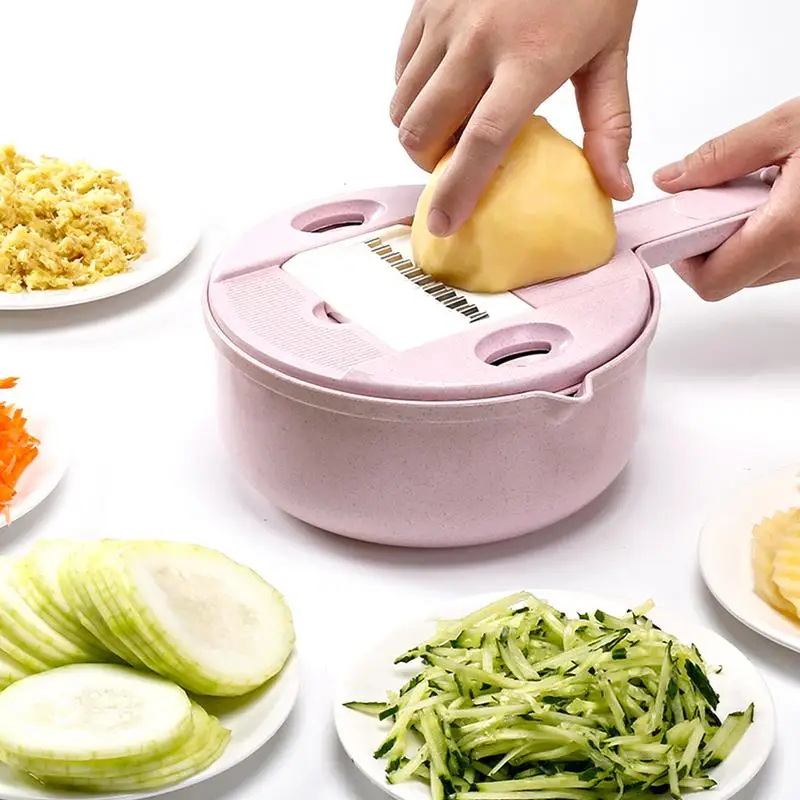 Vegetable Spiralizer Cutter Slicer Peeler Kitchen Slice Potato Yarn Cutting Board Shredder Potato Chips Knife Garlic Smash
Vegetable Spiralizer Cutter Slicer Peeler Kitchen Slice Potato Yarn Cutting Board Shredder Potato Chips Knife Garlic Smash