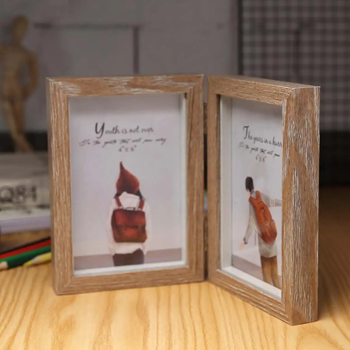 Lover Photo Frame Fashion Art Wooden Wedding Mini Pictures Frames Vintage DIY Family Frame Home Decor Double Picture Frame
Lover Photo Frame Fashion Art Wooden Wedding Mini Pictures Frames Vintage DIY Family Frame Home Decor Double Picture Frame