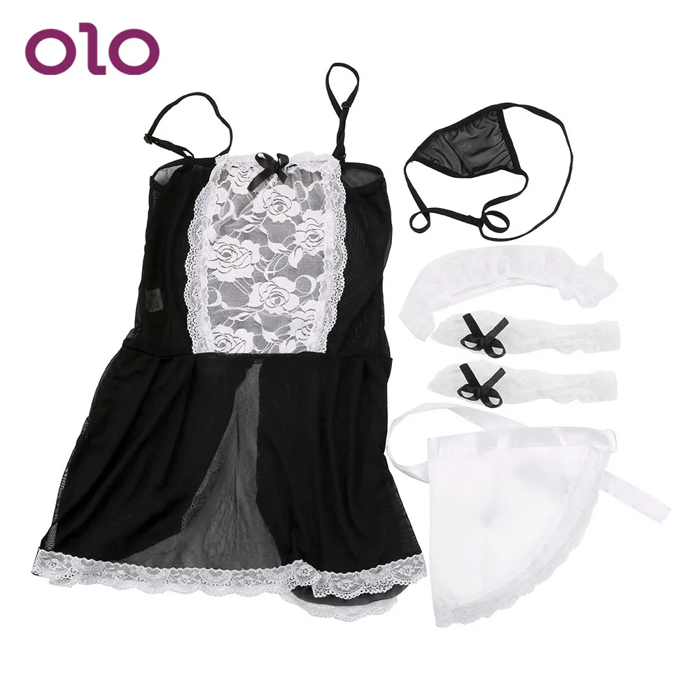 OLO 5Pcs/Set Maid Sexy Lingerie Roleplay Exotic Costumes Lace Miniskirt Underwear Cosplay Exotic Apparel Adult Products
OLO 5Pcs/Set Maid Sexy Lingerie Roleplay Exotic Costumes Lace Miniskirt Underwear Cosplay Exotic Apparel Adult Products