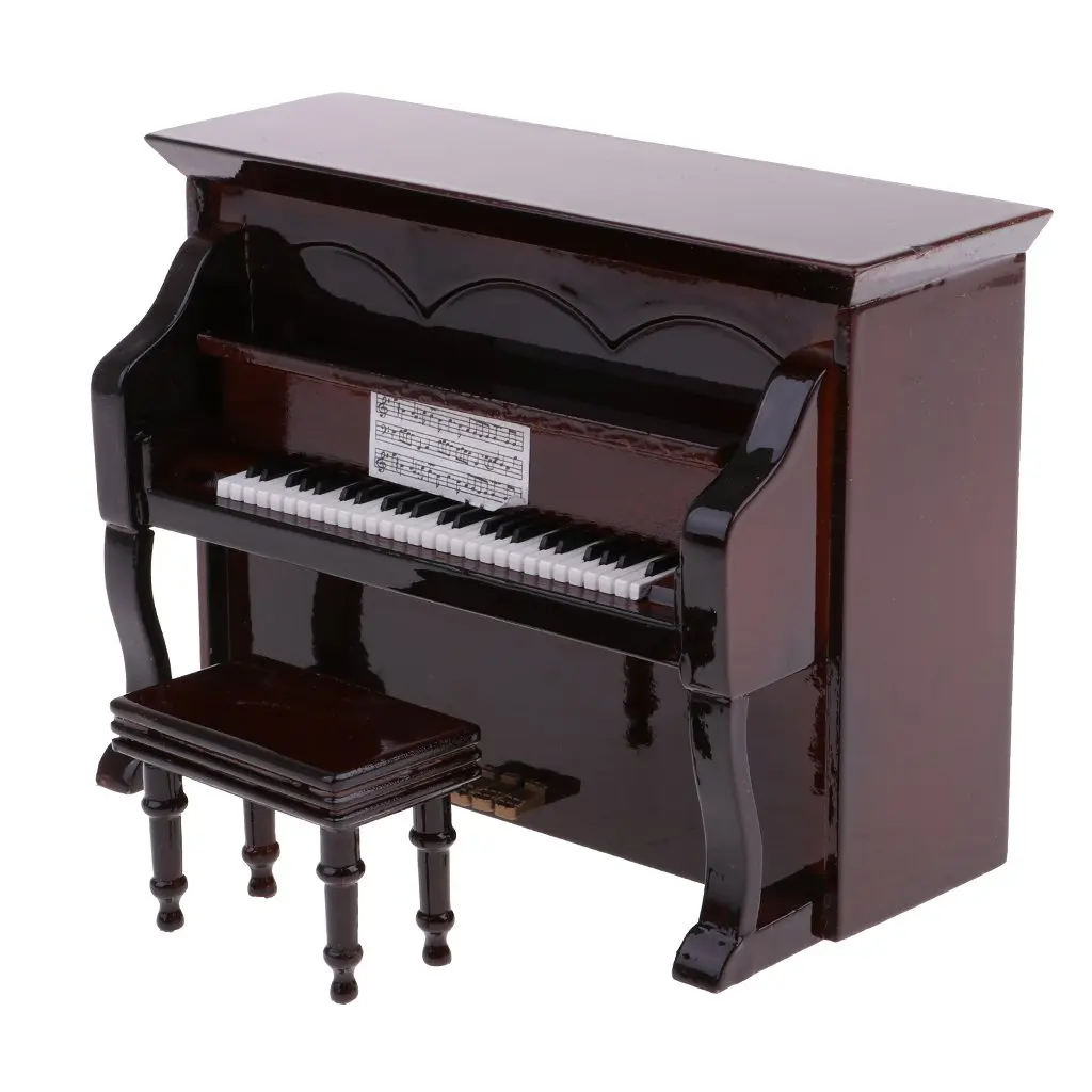 1:12 Scale Dollhouse Furniture Wooden Piano Stool with Music Miniature Doll House Accessories Decoration Toys Collectible
1:12 Scale Dollhouse Furniture Wooden Piano Stool with Music Miniature Doll House Accessories Decoration Toys Collectible