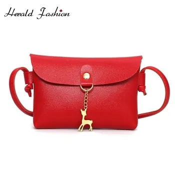 Herald Fashion Women Messenger Bags Vintage Small Deer Pendant Leather Female Shoulder Bag Ladies' Crossbody Bag Bolsa Feminina
Herald Fashion Women Messenger Bags Vintage Small Deer Pendant Leather Female Shoulder Bag Ladies' Crossbody Bag Bolsa Feminina