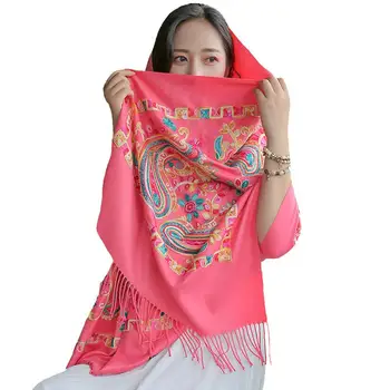 Brand Autumn And Winter Cashmere Embroidered Scarf 2018 New Ladies Big Cashew Flower Embroidered Warm Shawl
Brand Autumn And Winter Cashmere Embroidered Scarf 2018 New Ladies Big Cashew Flower Embroidered Warm Shawl