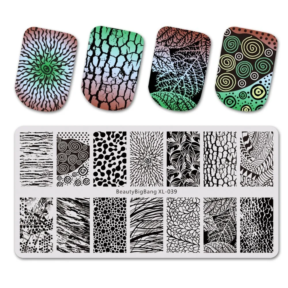 BEAUTYBIGBANG Retro Nail Art Stamper Plate 6*12cm Tree Leaf Design Rectangle Stamp Template Manicure Nail Art Image Plate XL-039
BEAUTYBIGBANG Retro Nail Art Stamper Plate 6*12cm Tree Leaf Design Rectangle Stamp Template Manicure Nail Art Image Plate XL-039
