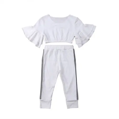 Emmababy 2Pcs Clothes Set! Kid Baby Girl Flared T-shirt Tops+ Sweatshirt Pants Set Outfits Clothes
Emmababy 2Pcs Clothes Set! Kid Baby Girl Flared T-shirt Tops+ Sweatshirt Pants Set Outfits Clothes