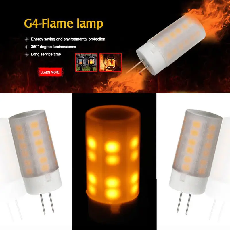 LED Flame Fire Light Effect Simulated Nature Corn Bulbs G4 LED Decoration Lamp
LED Flame Fire Light Effect Simulated Nature Corn Bulbs G4 LED Decoration Lamp