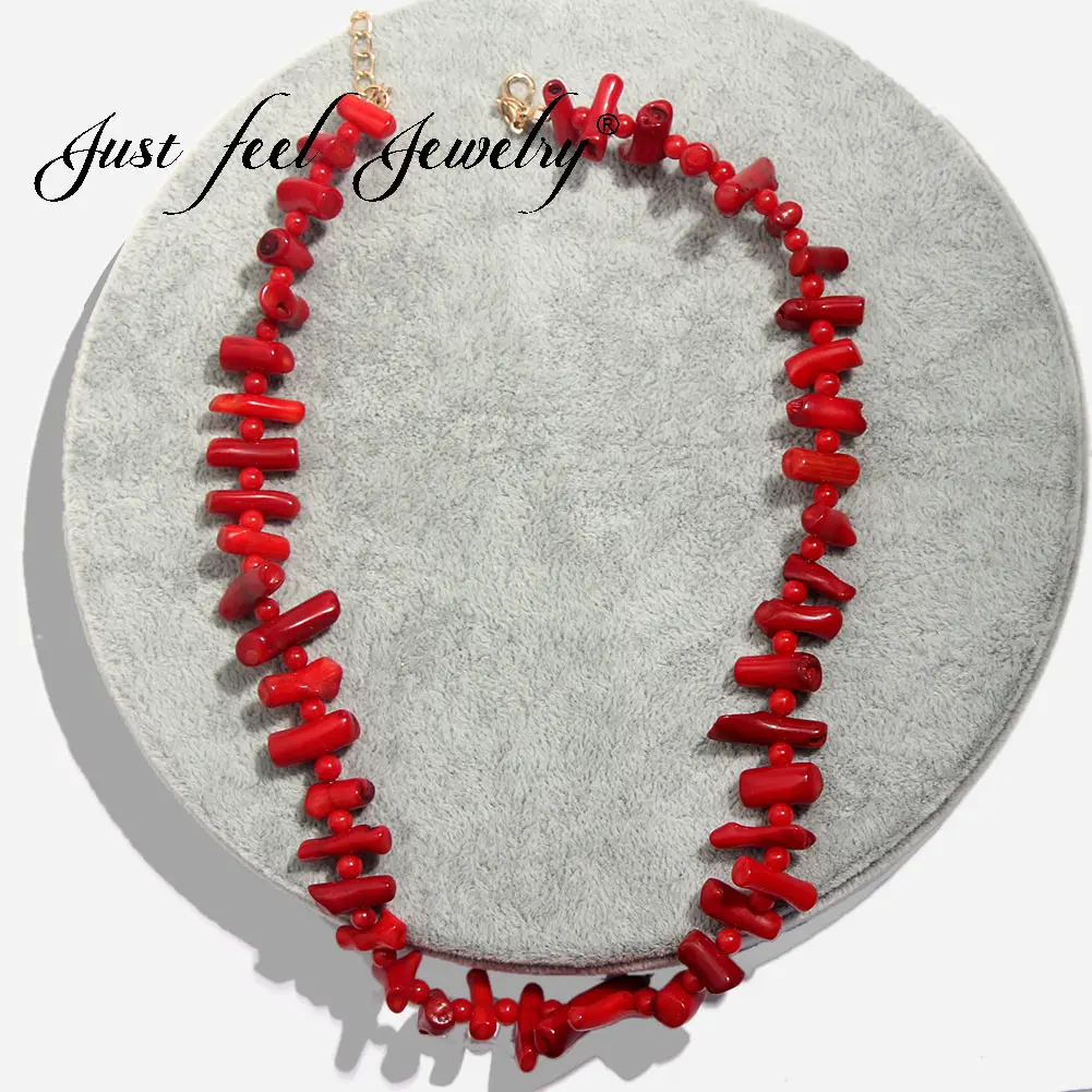 JUST FEEL ZA 2019 New Red Coral Necklace Geometric Bohemian Coral Beaded Necklace Statement Natural Irregular Red Coral Necklace
JUST FEEL ZA 2019 New Red Coral Necklace Geometric Bohemian Coral Beaded Necklace Statement Natural Irregular Red Coral Necklace