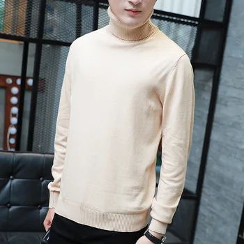 New Style Korean-Style Men's Sweater Cotton Fashion Turtleneck Sweater Men's Sweater Bottoming Shirt
New Style Korean-Style Men's Sweater Cotton Fashion Turtleneck Sweater Men's Sweater Bottoming Shirt