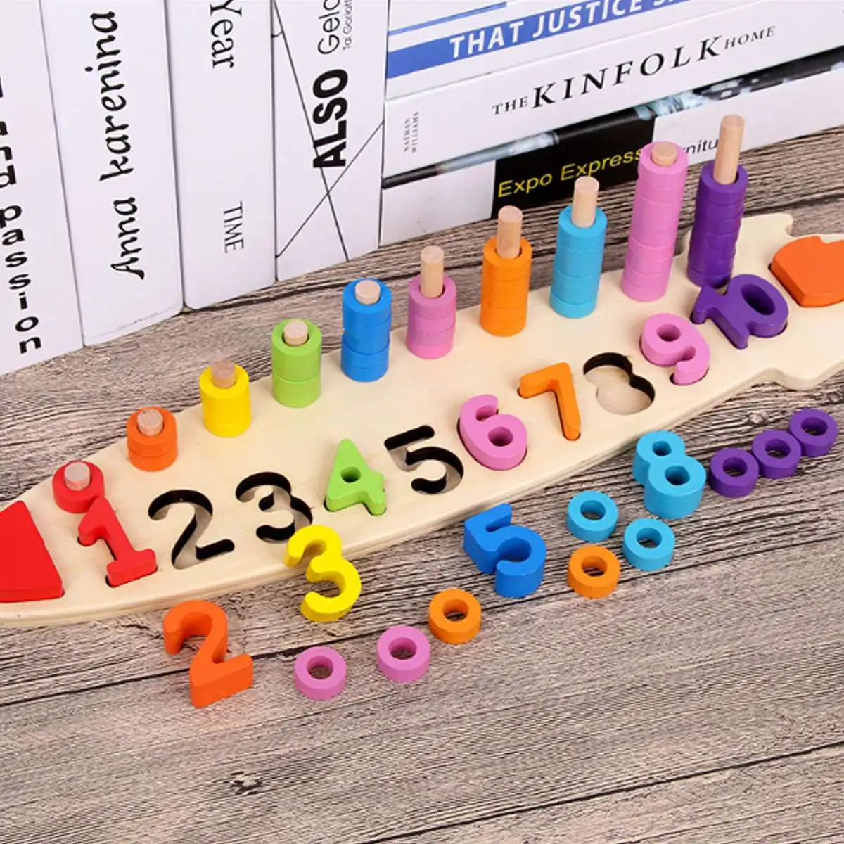 Montessori Math Toys Digital Shape Pairing Learning Preschool Counting Board Kids Educational Wooden Toys for Children Gift
Montessori Math Toys Digital Shape Pairing Learning Preschool Counting Board Kids Educational Wooden Toys for Children Gift