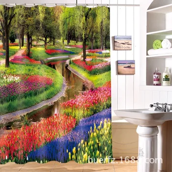 The tulip Park brook printing waterproof polyester shower curtain bathroom curtains unique shower curtain
The tulip Park brook printing waterproof polyester shower curtain bathroom curtains unique shower curtain